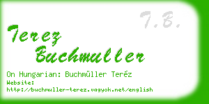 terez buchmuller business card